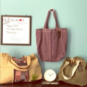 Annette Ferber Journey Eggplant Expandable Tote